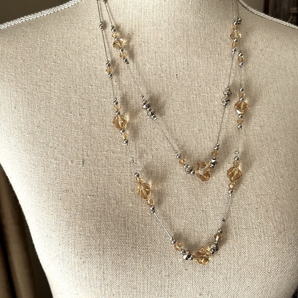 Beautiful Dbl Strand Necklace - Picture 6 of 6